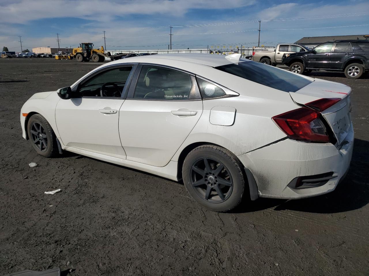 2017 Honda Civic VIN 19XFC2F77HE013963 Copart auction photo, rear end / front end damage thumbnail 2