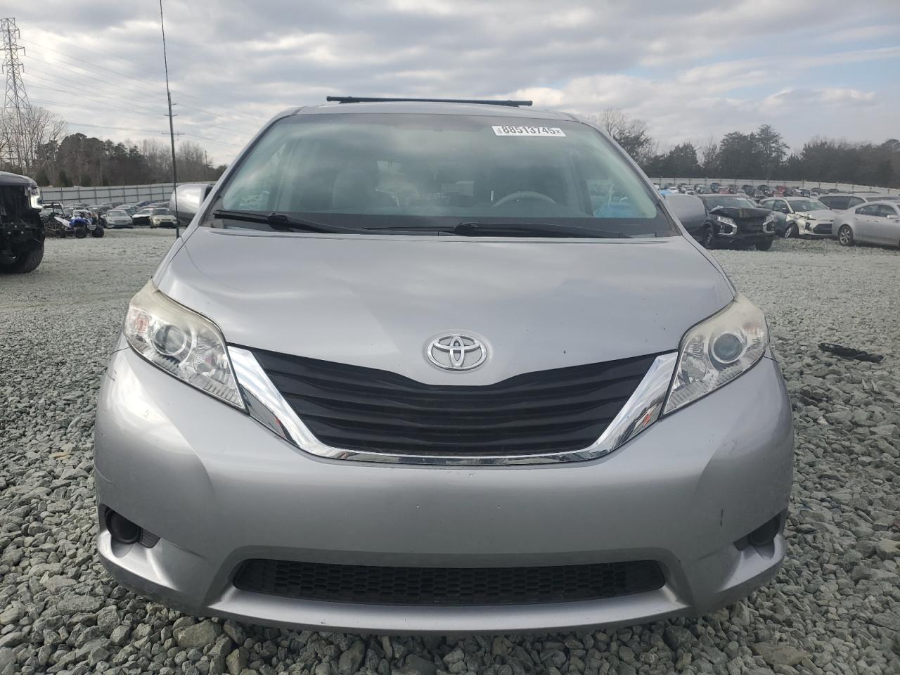 2012 Toyota Sienna VIN 5TDKK3DC5CS261229 Copart auction photo, all over damage thumbnail 5