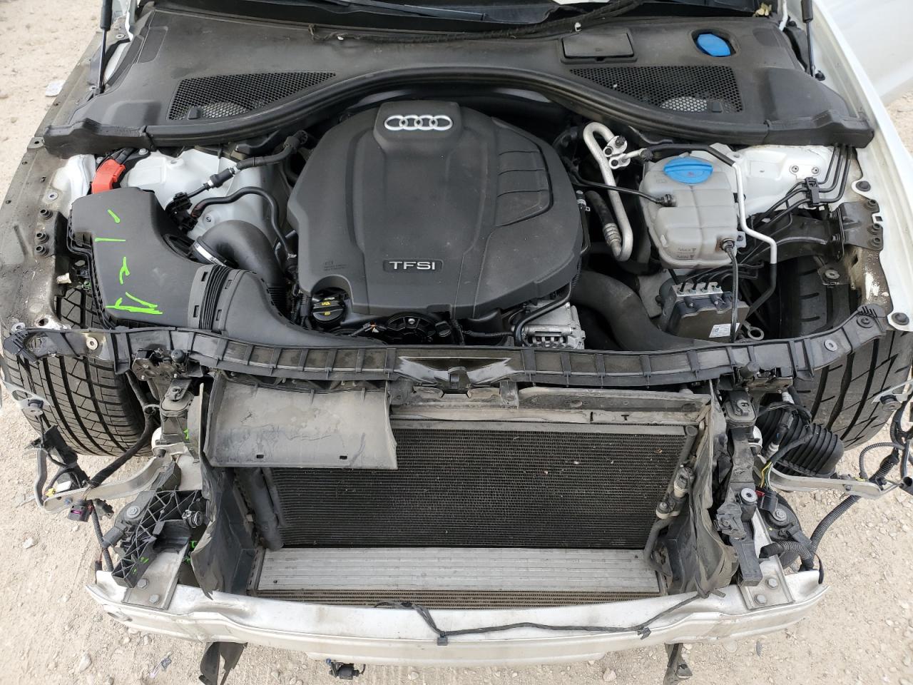 2018 Audi A6 VIN WAUC8AFC6JN104474 Copart auction photo, front end / stripped damage thumbnail 11