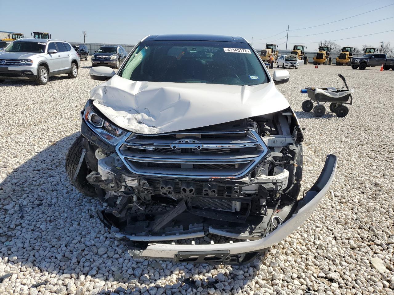 2015 Ford Edge VIN 2FMTK3K89FBB12505 Copart auction photo, front end damage thumbnail 5
