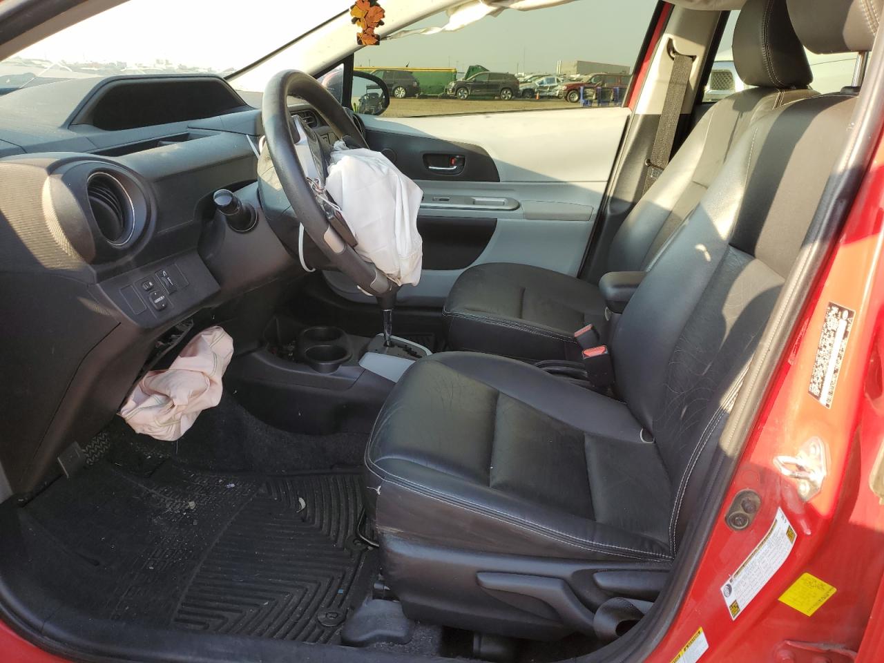 2012 Toyota Prius VIN JTDKDTB3XC1001600 Copart auction photo, front end damage thumbnail 7