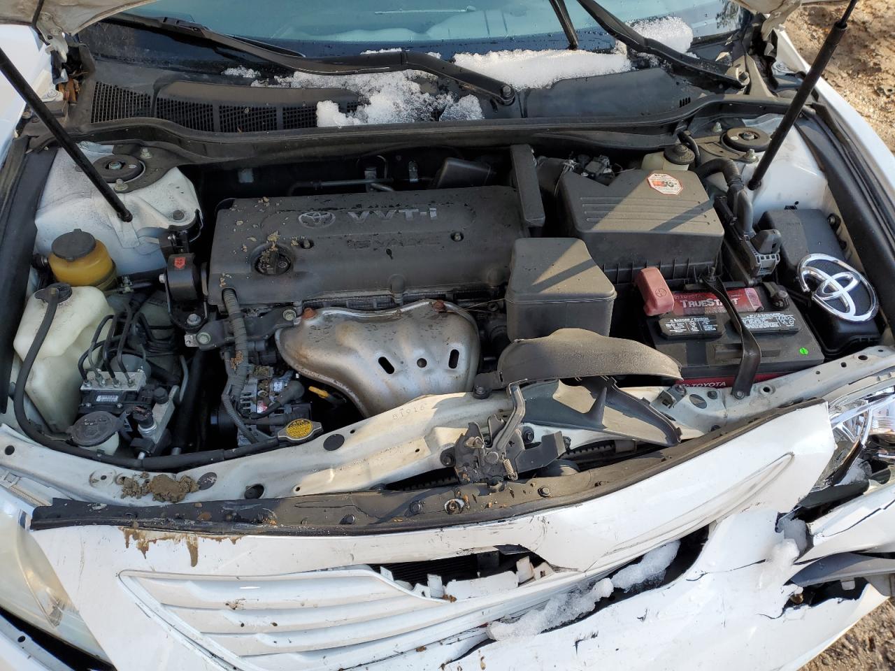2008 Toyota Camry VIN 4T1BE46KX8U787078 Copart auction photo, front end / rear end damage thumbnail 12