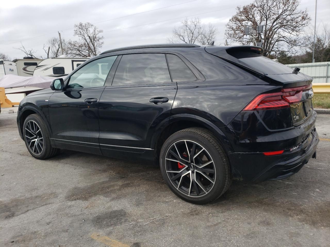 2020 Audi Q8 VIN WA1EVAF1XLD001273 Copart auction photo, rear end / minor dent/scratches damage thumbnail 2