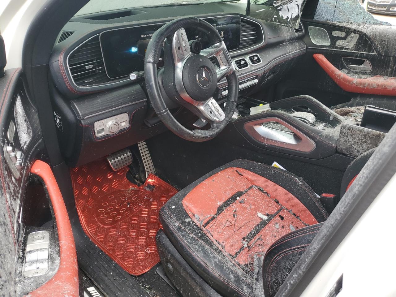 2021 Mercedes-Benz GLE VIN 4JGFD6BB5MA393280 Copart auction photo, burn / vandalism damage thumbnail 8