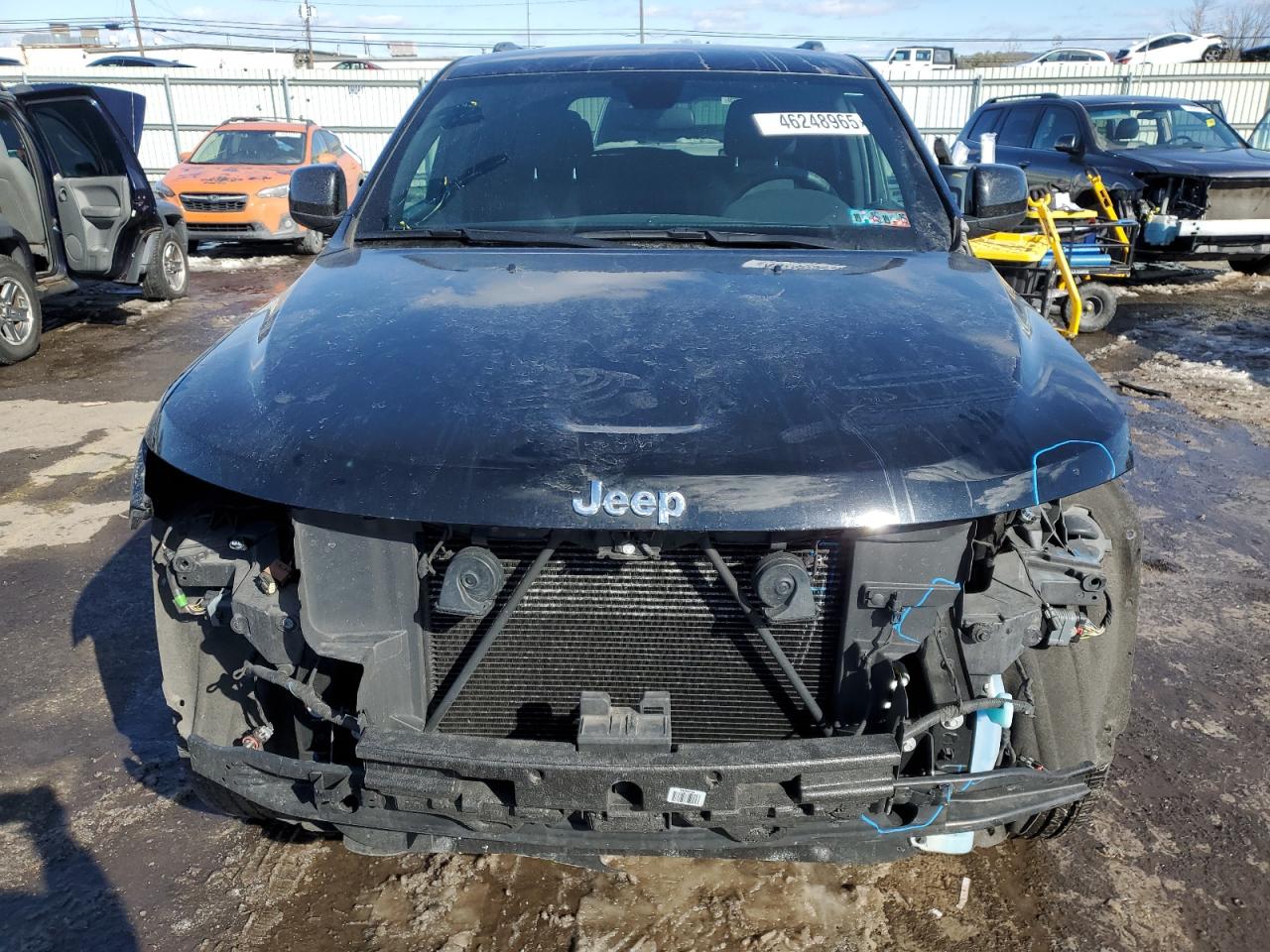 2018 Jeep Grand Cherokee VIN 1C4RJFAG0JC446099 Copart auction photo, front end / rear end damage thumbnail 5