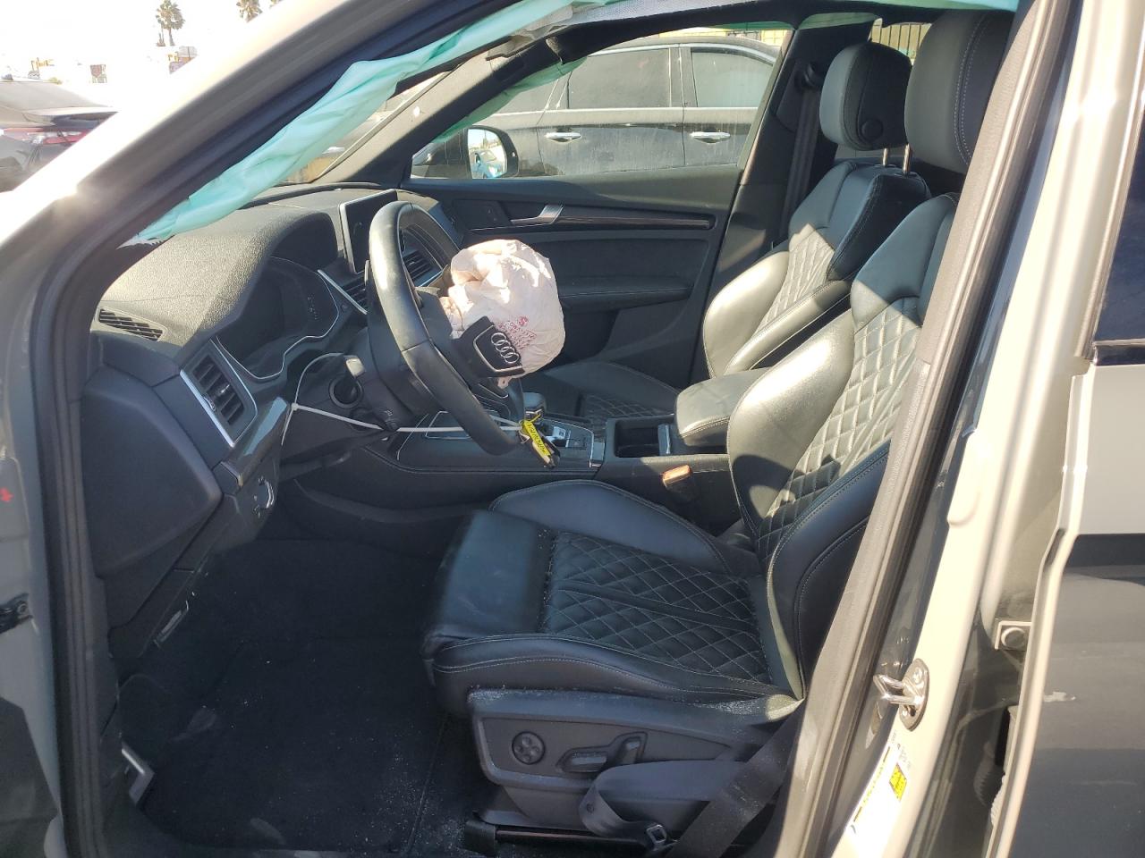2020 Audi SQ5 VIN WA1B4AFY9L2123802 Copart auction photo, front end / undercarriage damage thumbnail 7