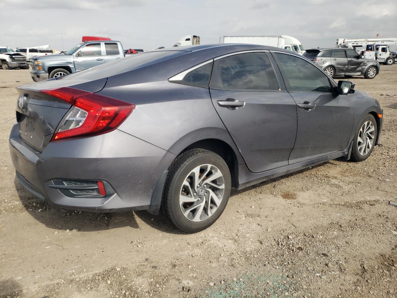 2016 Honda Civic VIN 19XFC2F72GE075110 Copart auction photo, front end / undercarriage damage thumbnail 3