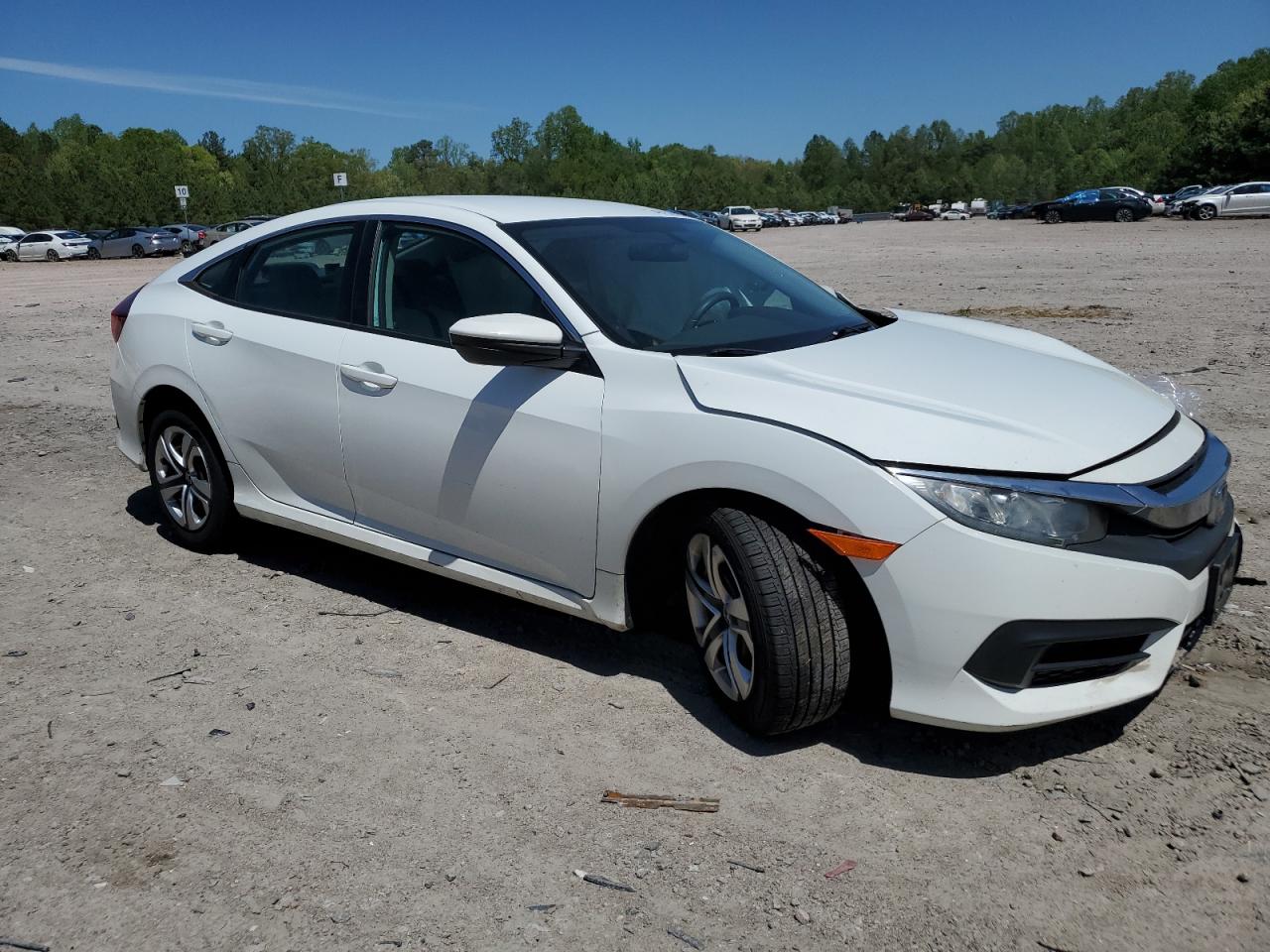 2016 Honda Civic VIN 19XFC2F59GE058223 Copart auction photo, front end / side damage thumbnail 4