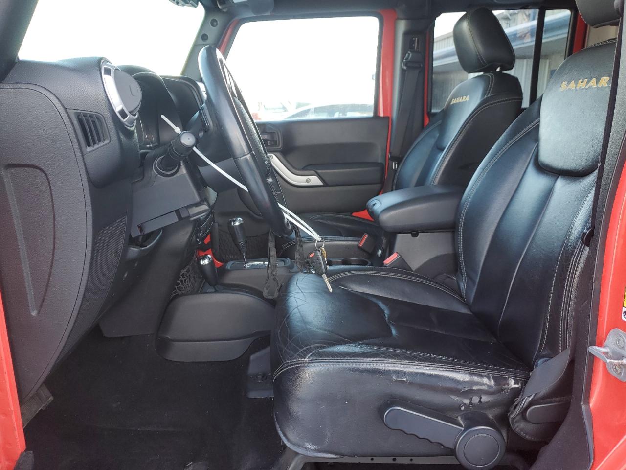 2013 Jeep Wrangler VIN 1C4HJWEG9DL615126 Copart auction photo, front end damage thumbnail 7