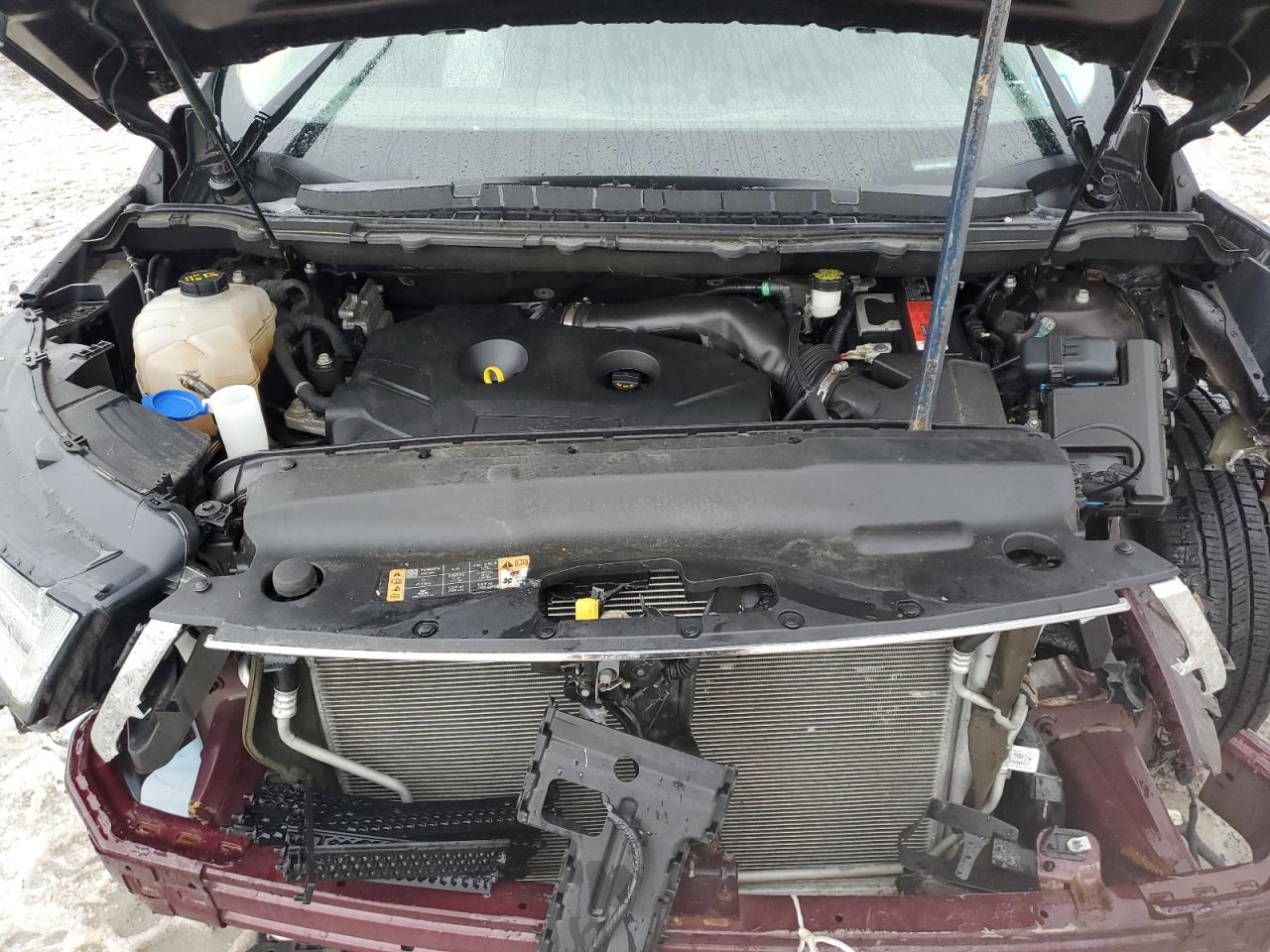 2018 Ford Edge VIN 2FMPK4J97JBB22542 Copart auction photo, front end damage thumbnail 13