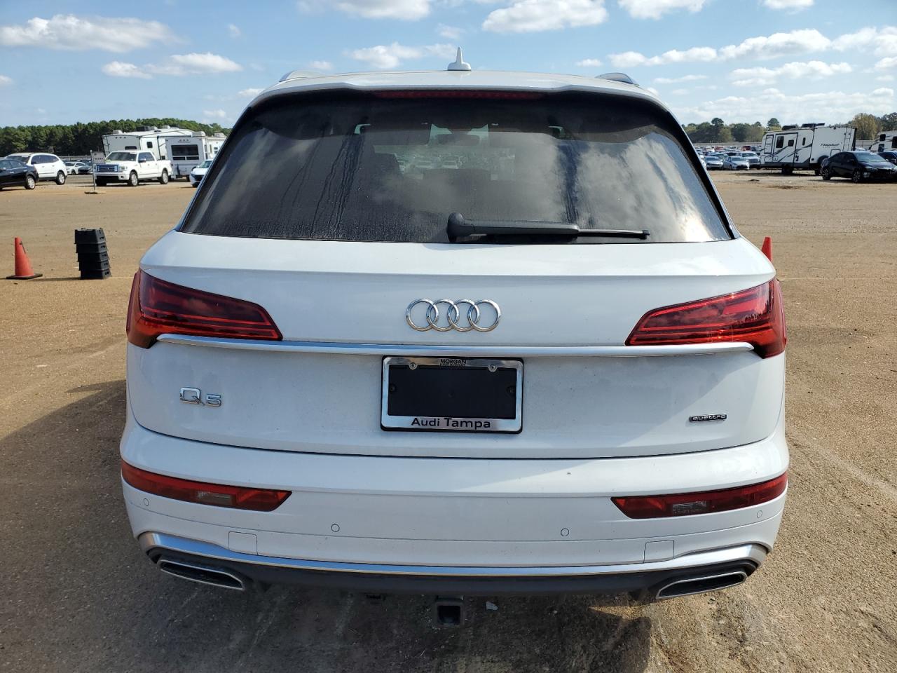 2023 Audi Q5 VIN WA1EAAFY3P2090727 Copart auction photo, front end damage thumbnail 6