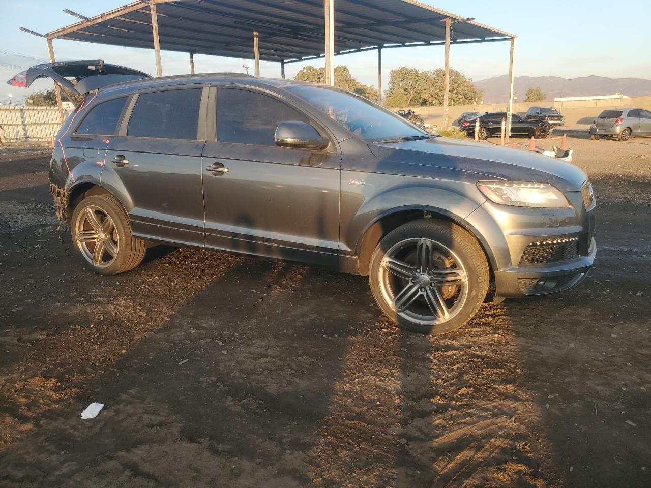 2014 Audi Q7 VIN WA1DGAFE6ED018874 Copart auction photo, rear end damage thumbnail 4