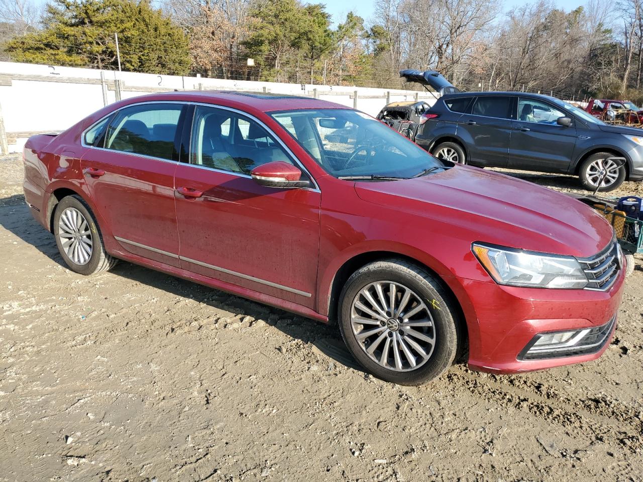 2016 Volkswagen Passat VIN 1VWBT7A31GC052311 Copart auction photo, rear end / side damage thumbnail 4