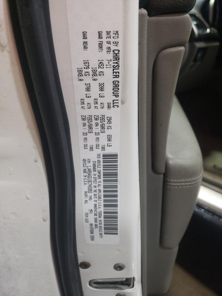 2011 Jeep Grand Cherokee VIN 1J4RS4GG1BC745993 Copart auction photo, minor dent/scratches damage thumbnail 13