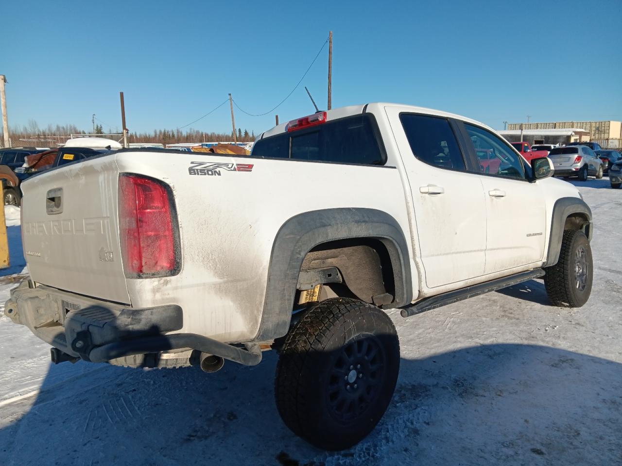 2021 Chevrolet Colorado VIN 1GCGTEENXM1115535 Copart auction photo, front end damage thumbnail 3