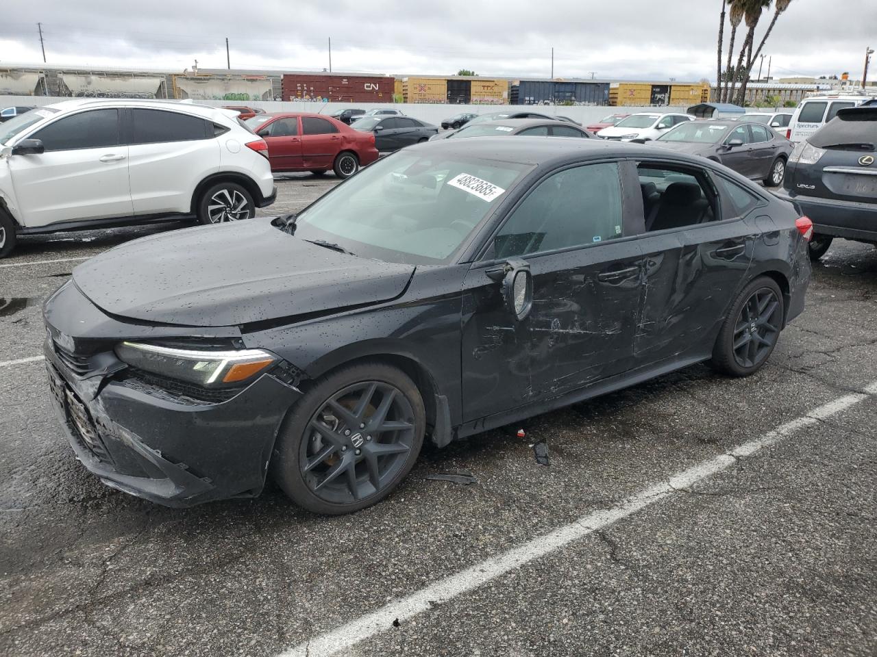 2022 Honda Civic VIN 2HGFE2F51NH506077