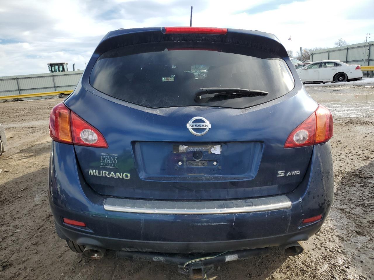 2009 Nissan Murano VIN JN8AZ18W69W133384 Copart auction photo, front end / side damage thumbnail 6