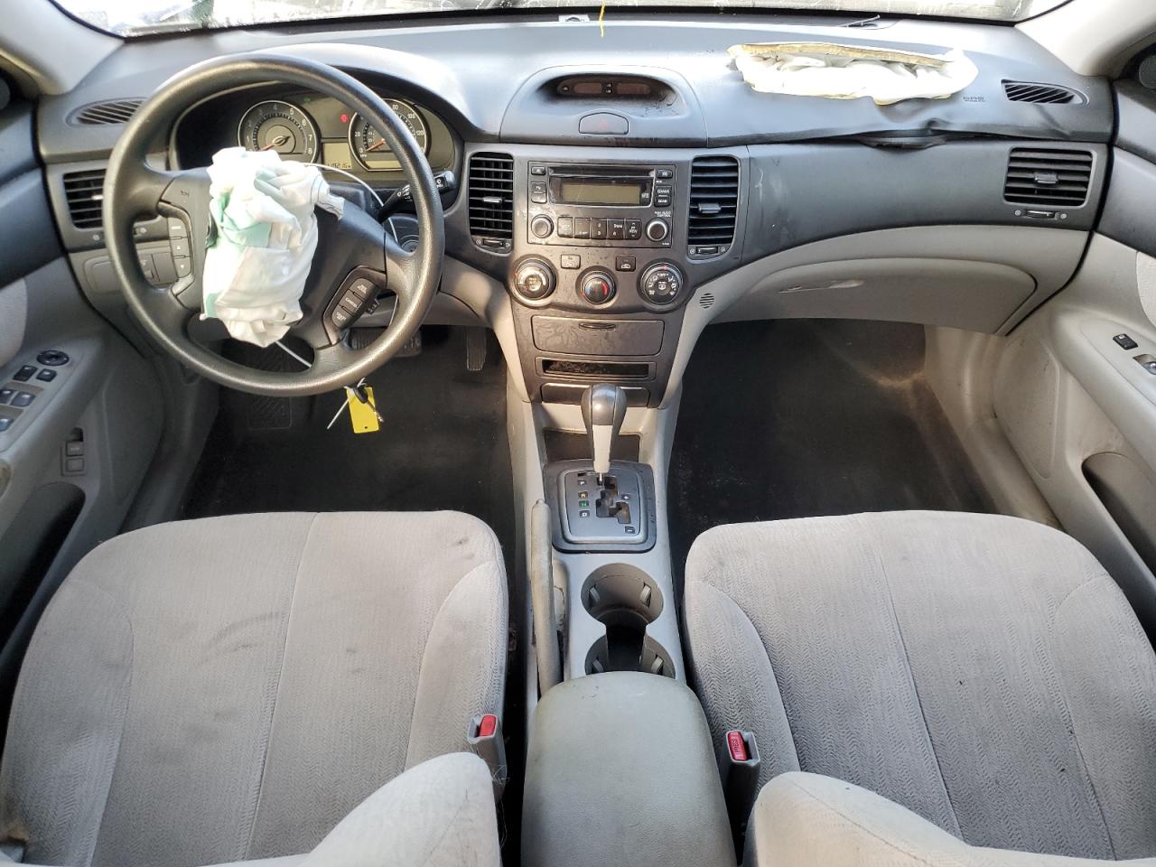 2008 KIA Optima VIN KNAGE123385204056 Copart auction photo, front end damage thumbnail 8