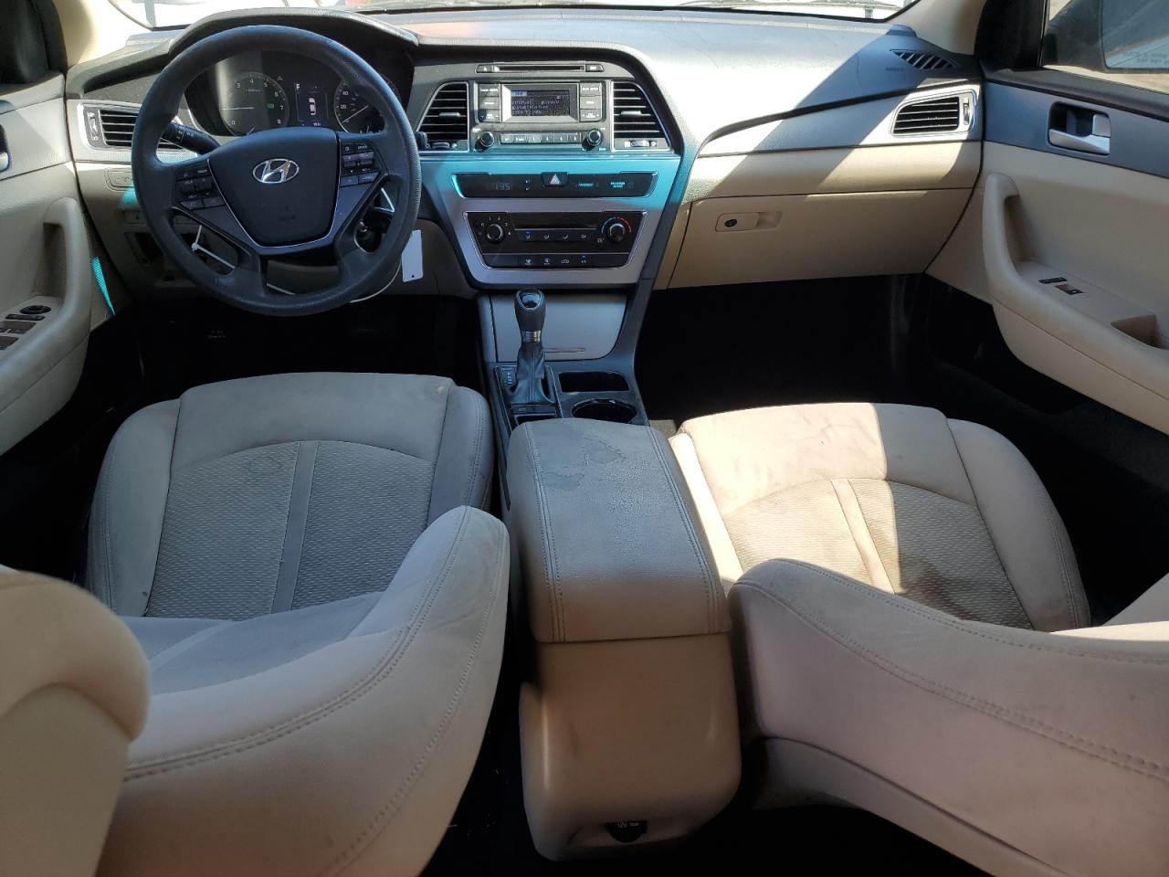 2015 Hyundai Sonata VIN 5NPE24AF2FH097286 Copart auction photo, front end / side damage thumbnail 8