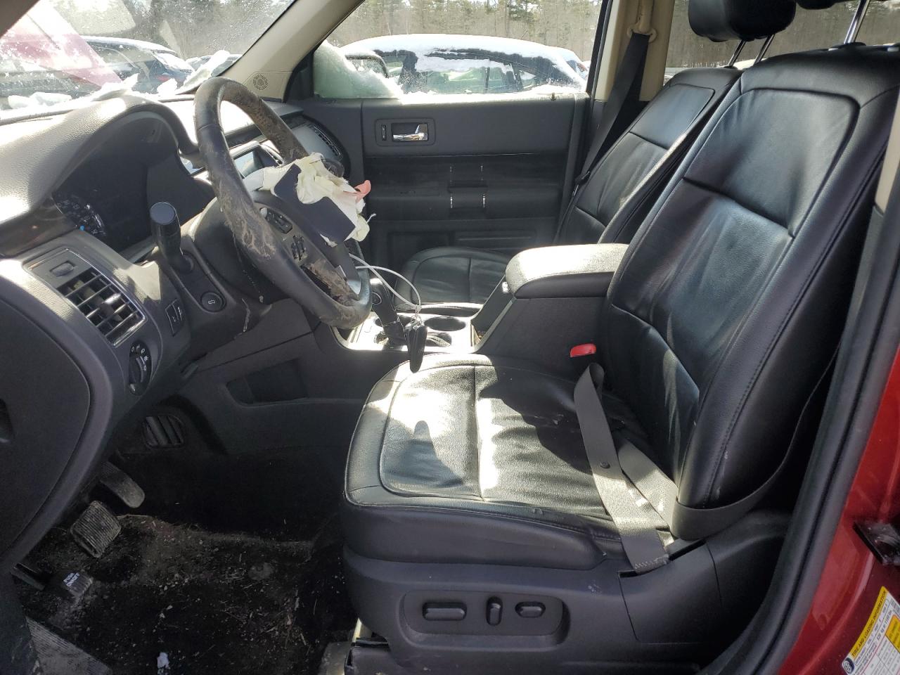 2019 Ford Flex VIN 2FMHK6C81KBA25407 Copart auction photo, front end / all over damage thumbnail 7