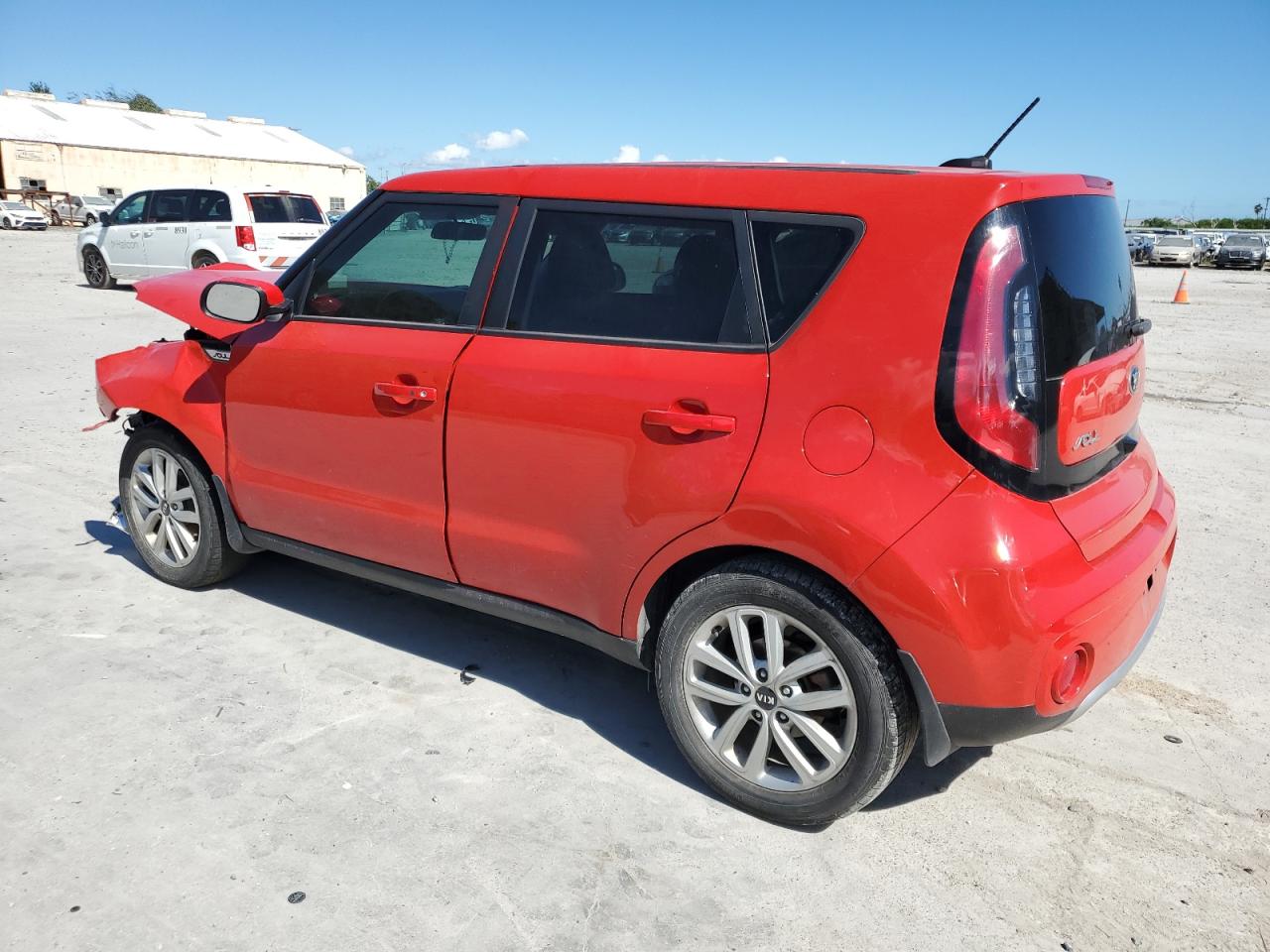 2018 KIA Soul VIN KNDJP3A5XJ7589871 Copart auction photo, front end / mechanical damage thumbnail 2