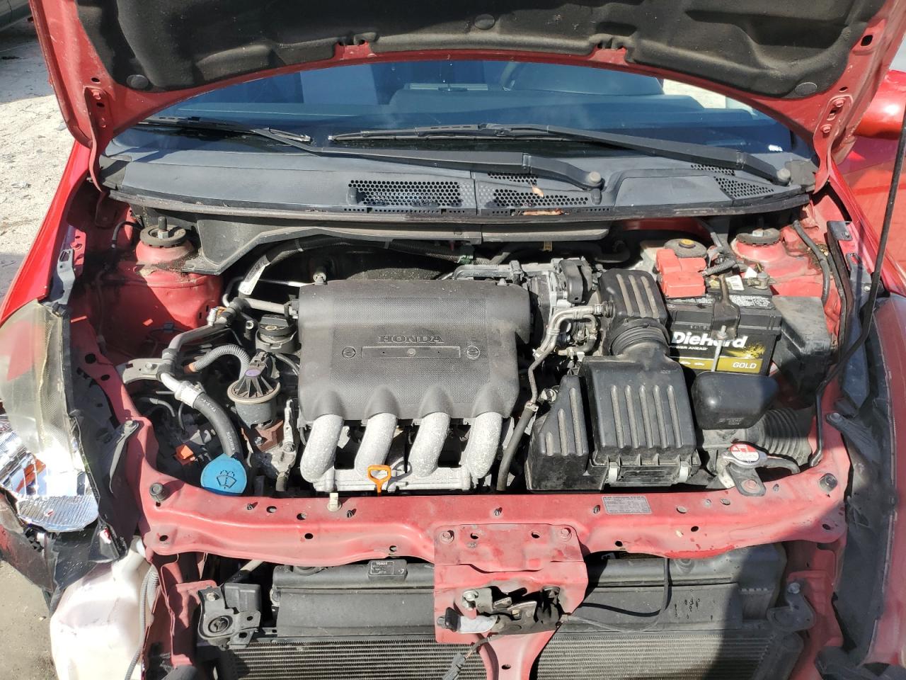 2008 Honda Fit VIN JHMGD38698S035101 Copart auction photo, front end damage thumbnail 12