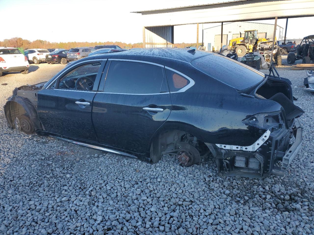 2016 Infiniti Q70 VIN JN1BY1PR0GM720805 Copart auction photo, stripped / all over damage thumbnail 2
