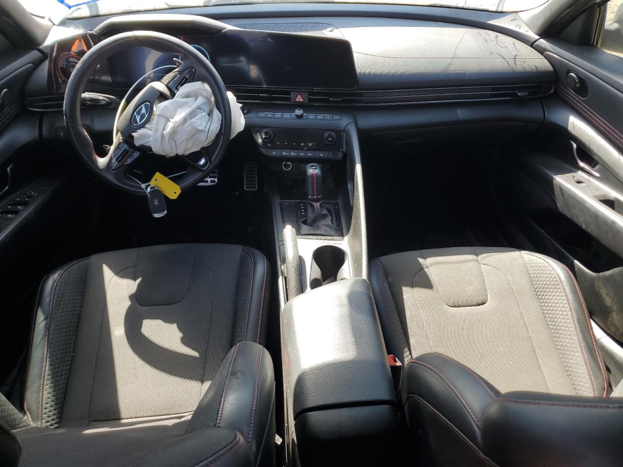 2023 Hyundai Elantra VIN KMHLR4AF9PU538224 Copart auction photo, front end / minor dent/scratches damage thumbnail 8