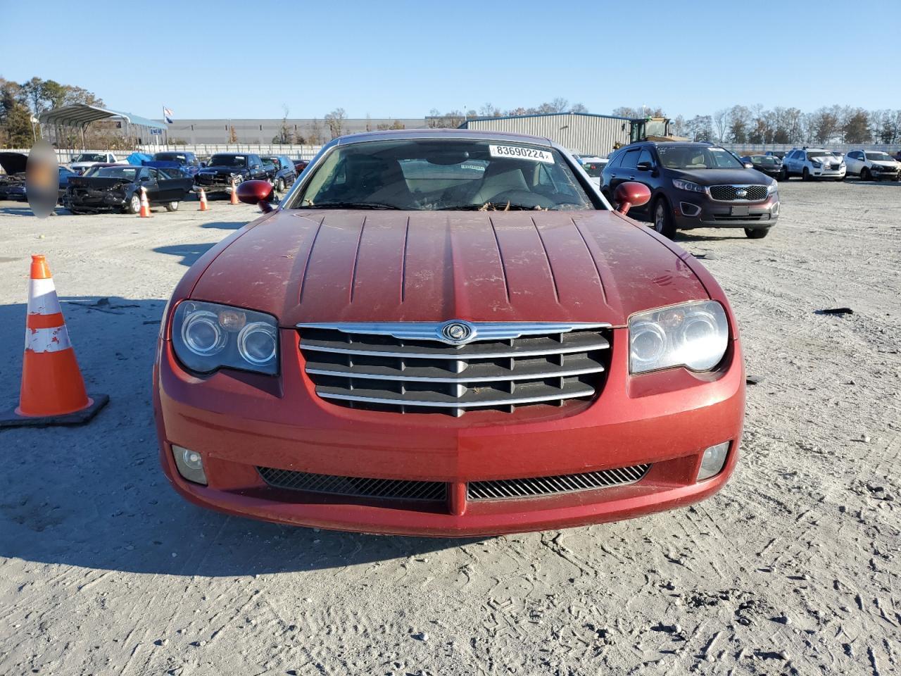 2004 Chrysler Crossfire VIN 1C3AN69L64X007008 Copart auction photo, rear end damage thumbnail 7