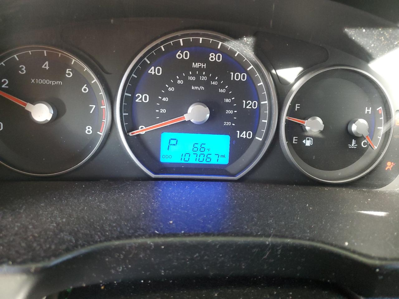 2012 Hyundai Santa Fe VIN 5XYZH4AG9CG157141 Copart auction photo, all over / front end damage thumbnail 9