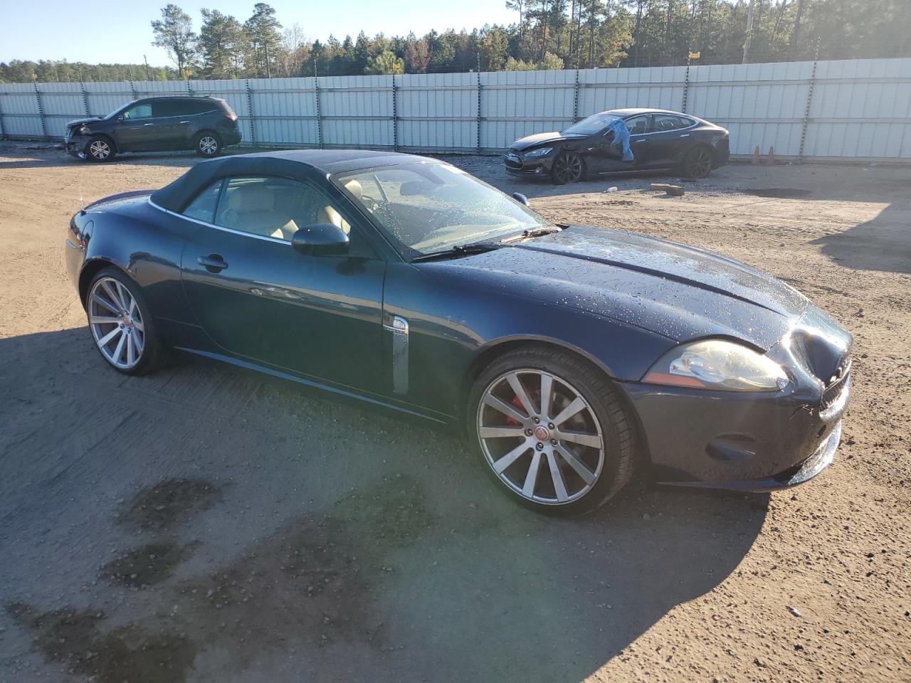 2007 Jaguar XK VIN SAJDA44B075B06208 Copart auction photo, front end damage thumbnail 4