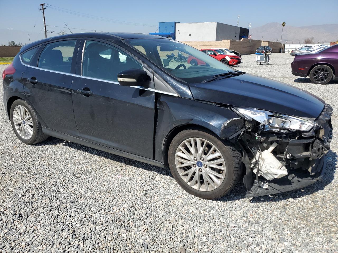 2018 Ford Focus VIN 1FADP3N22JL247549 Copart auction photo, front end damage thumbnail 4