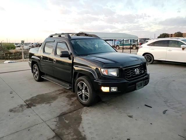 2013 Honda Ridgeline VIN 5FPYK1F72DB015363 Copart auction photo, front end damage thumbnail 13