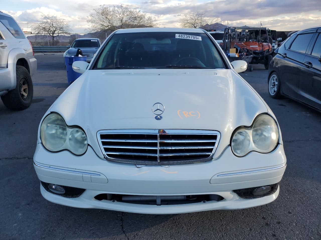 2007 Mercedes-Benz C-klasse VIN WDBRF52J97F851647 Copart auction photo, rear end damage thumbnail 5