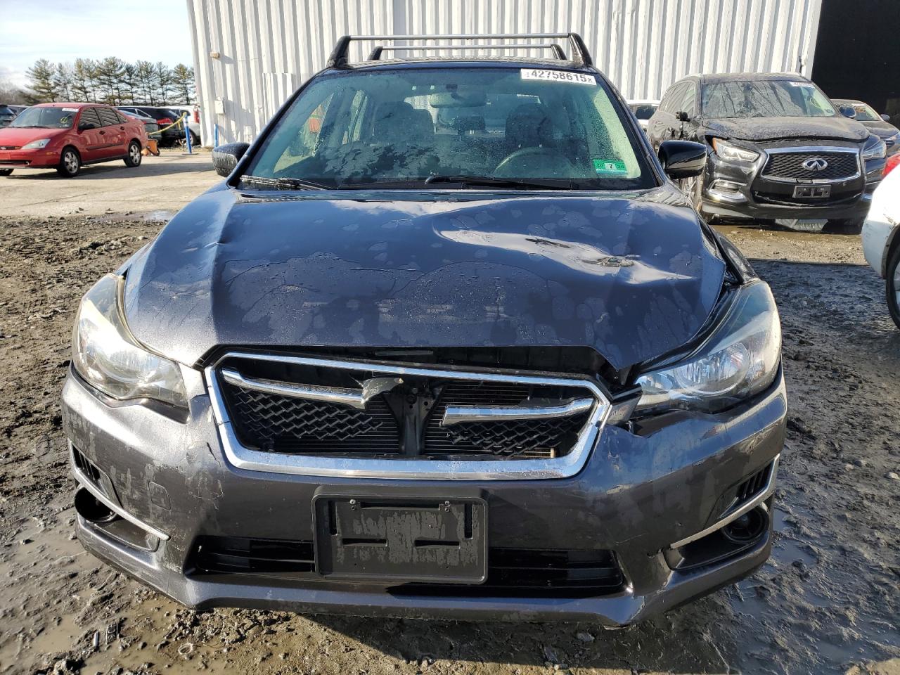 2016 Subaru Impreza VIN JF1GPAA63G8217823 Copart auction photo, front end / rear end damage thumbnail 5