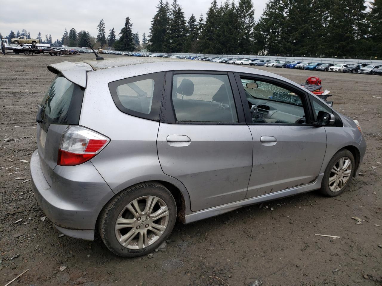 2010 Honda Fit VIN JHMGE8H40AS015608 Copart auction photo, all over damage thumbnail 3