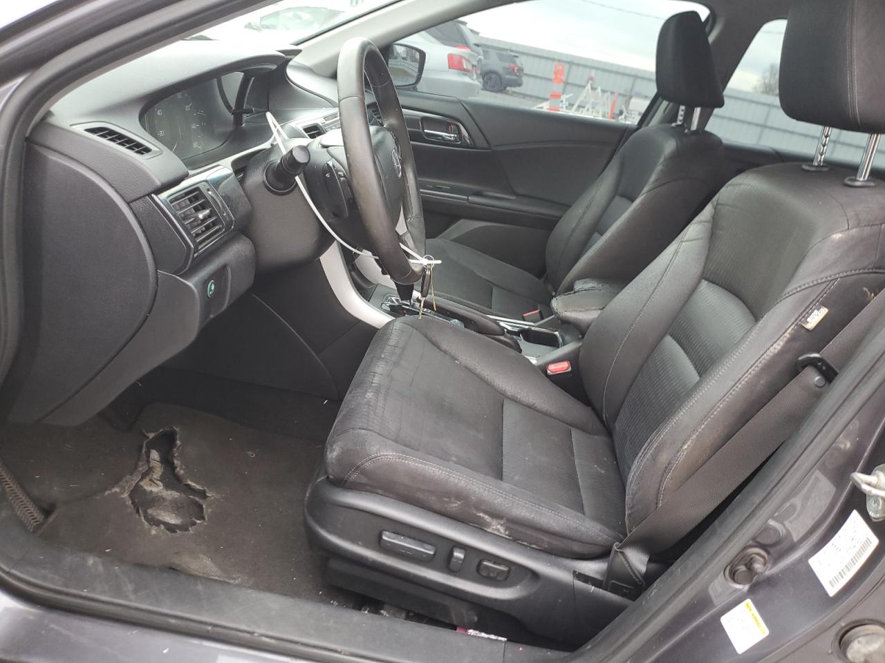 2013 Honda Accord VIN 1HGCR2F57DA268580 Copart auction photo, side / front end damage thumbnail 7