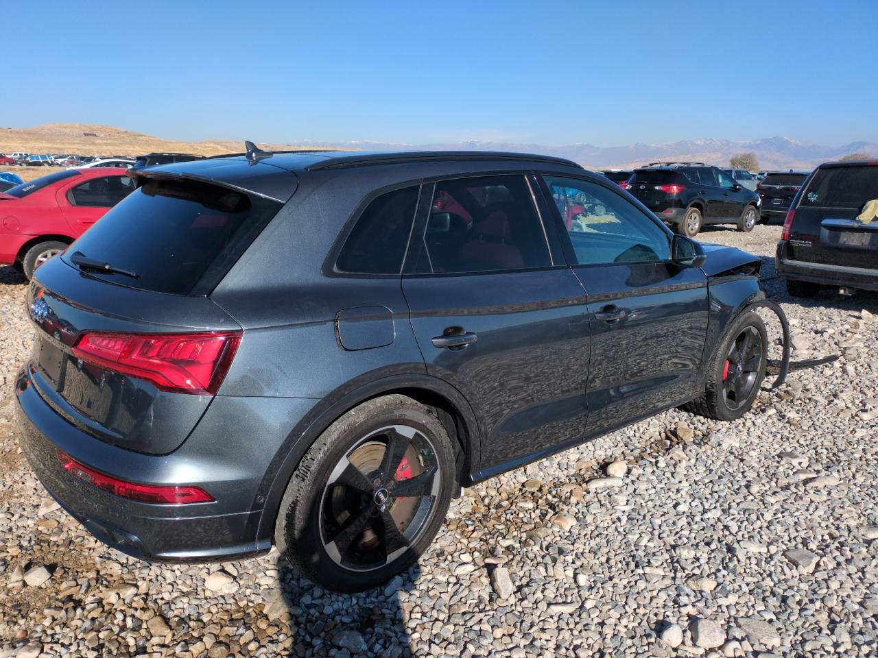 2020 Audi SQ5 VIN WA1C4AFY0L2110022 Copart auction photo, side damage thumbnail 3