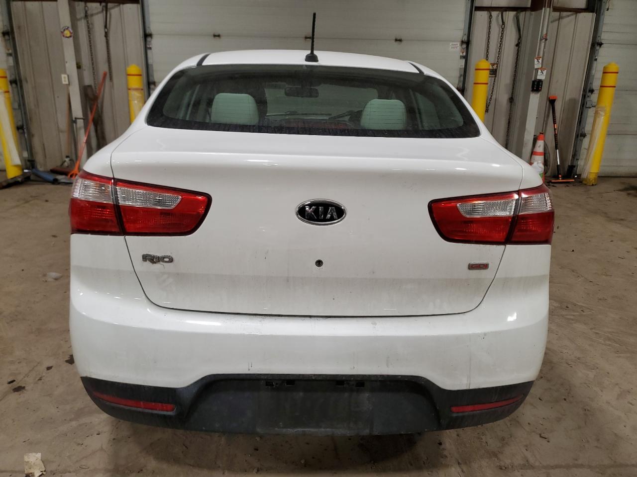 2013 KIA Rio VIN KNADM4A33D6110630 Copart auction photo, front end damage thumbnail 6