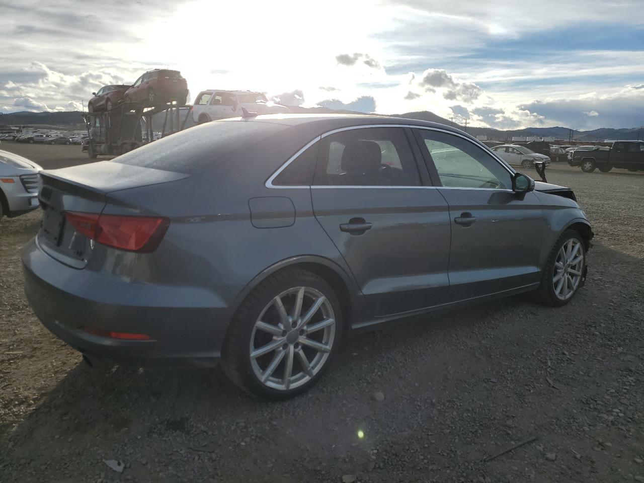 2015 Audi A3 VIN WAUBFGFF7F1002663 Copart auction photo, all over damage thumbnail 3
