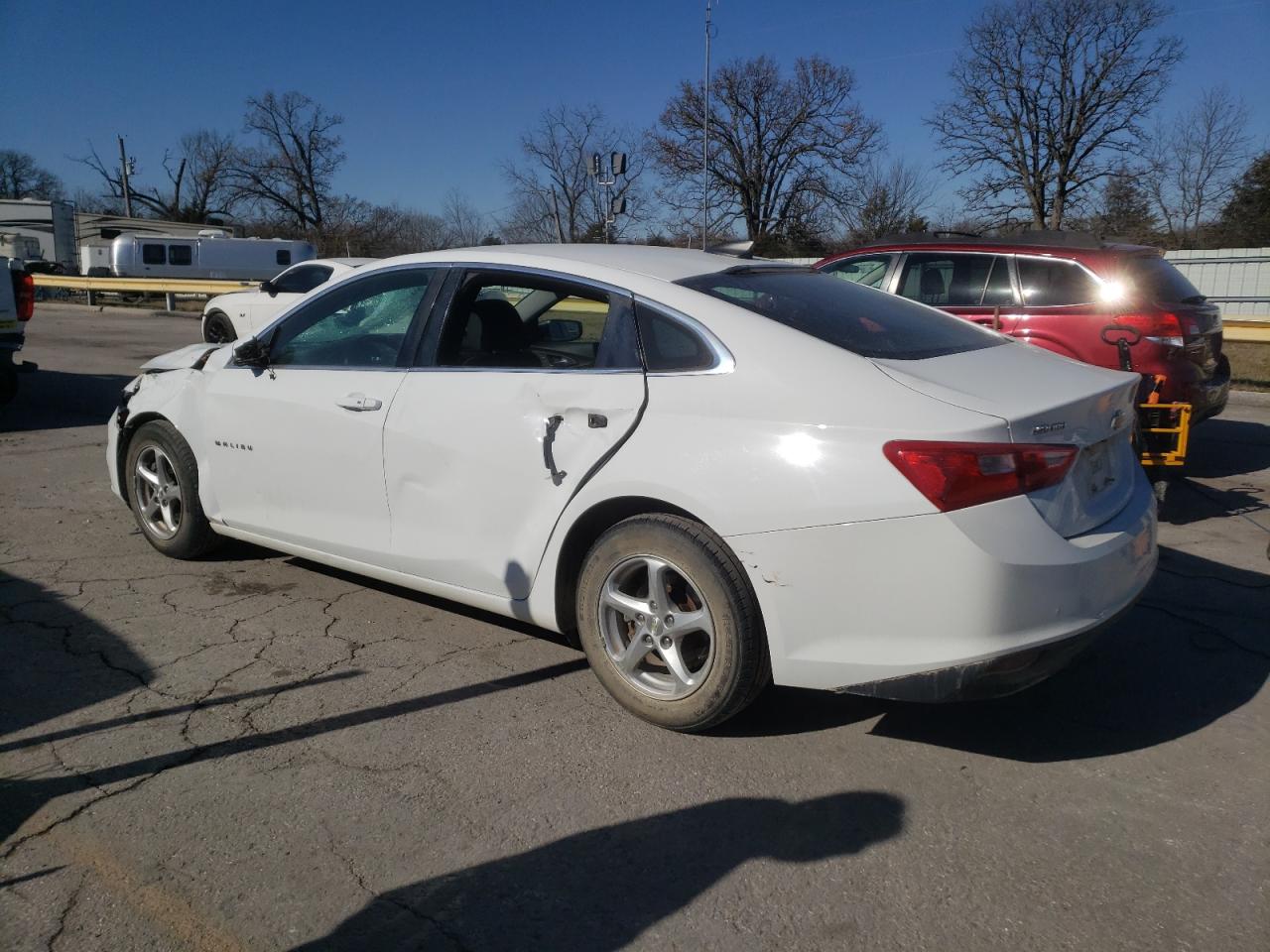 2017 Chevrolet Malibu VIN 1G1ZC5ST2HF258492 Copart auction photo, front end / side damage thumbnail 2