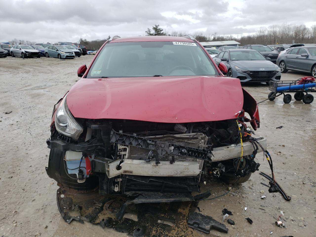 2017 KIA Niro VIN KNDCC3LC6H5050038 Copart auction photo, front end / minor dent/scratches damage thumbnail 5