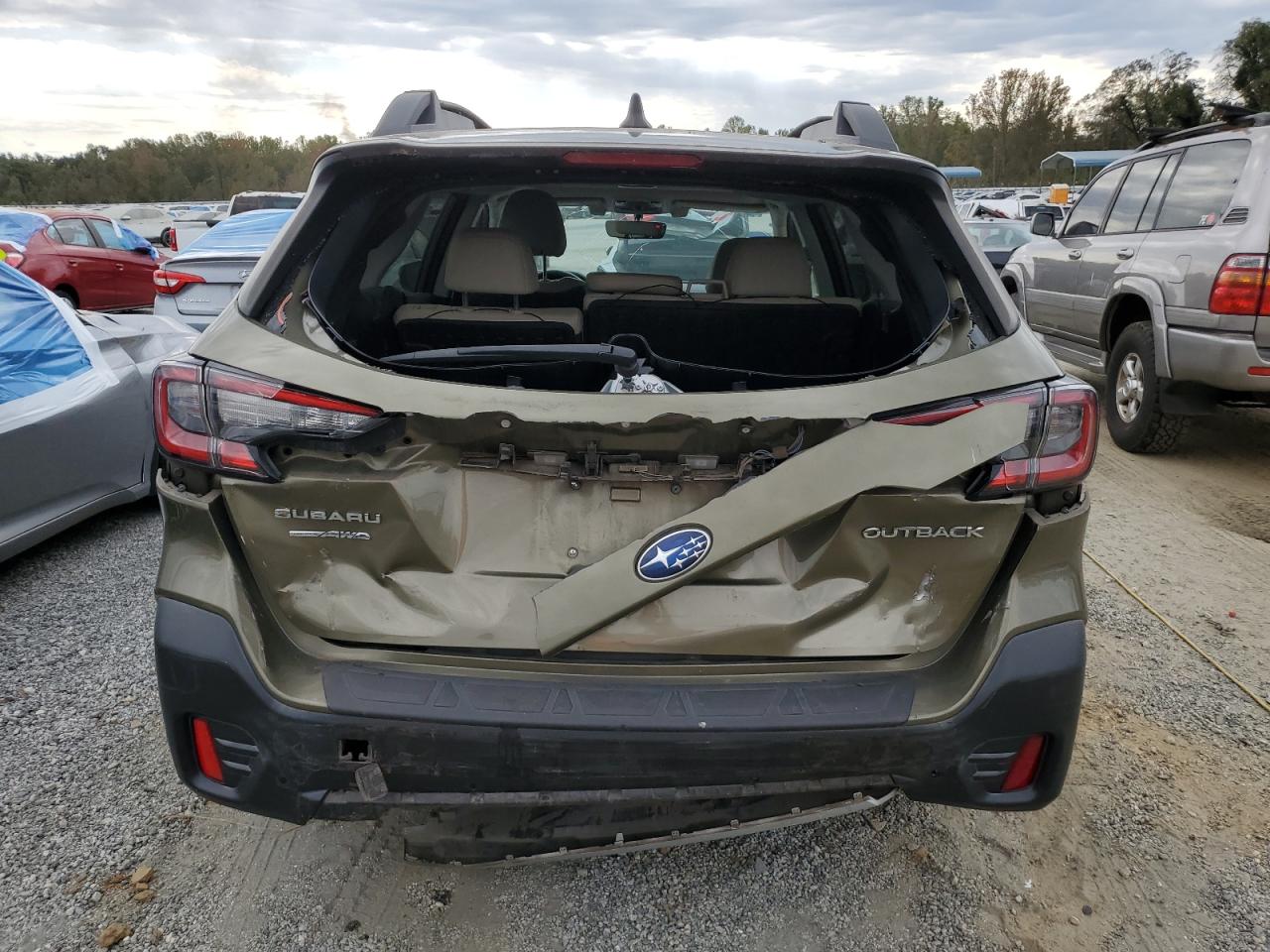 2021 Subaru Outback VIN 4S4BTANC5M3198020 Copart auction photo, rear end damage thumbnail 6