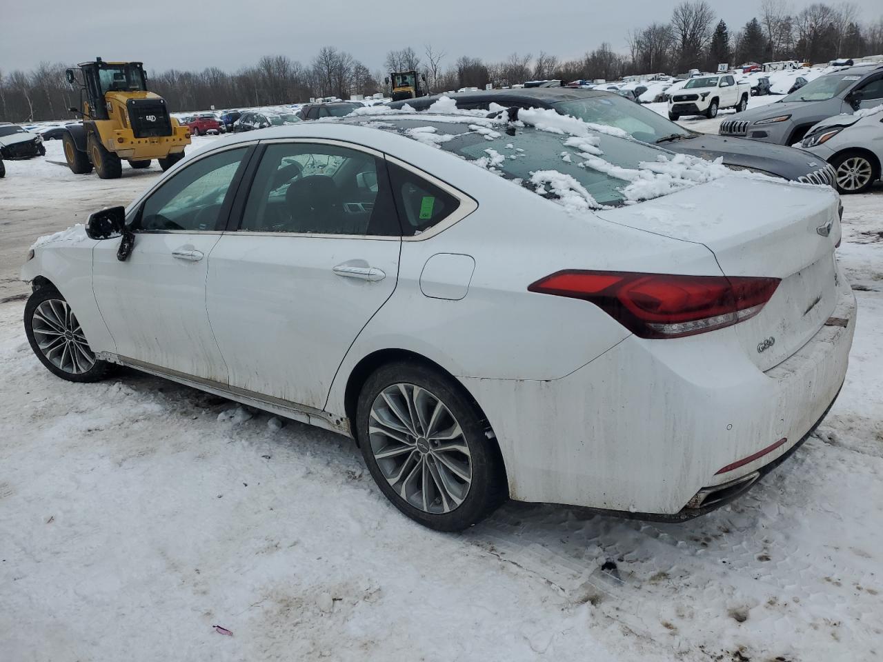 2017 Genesis G80 VIN KMHGN4JE8HU206703 Copart auction photo, front end damage thumbnail 2