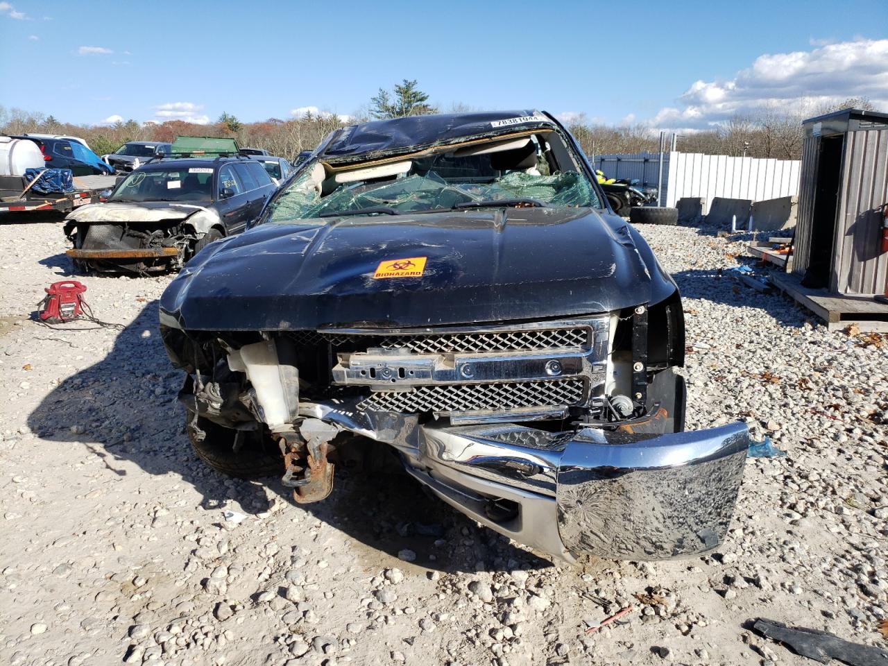 2013 Chevrolet Silverado VIN 1GCNKPE08DZ395676 Copart auction photo, rollover damage thumbnail 5