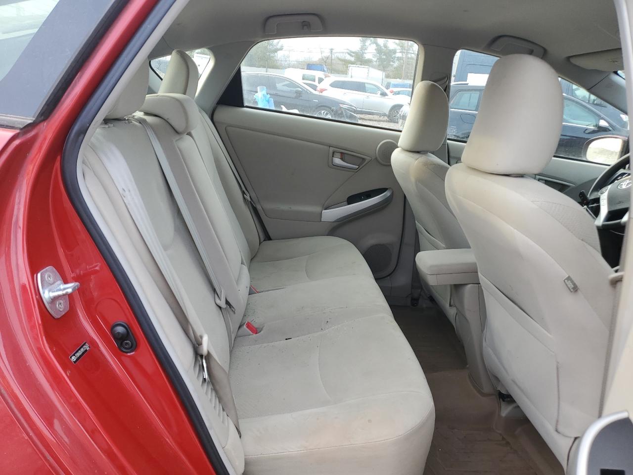 2011 Toyota Prius VIN JTDKN3DU9B5325633 Copart auction photo, front end / rear end damage thumbnail 10
