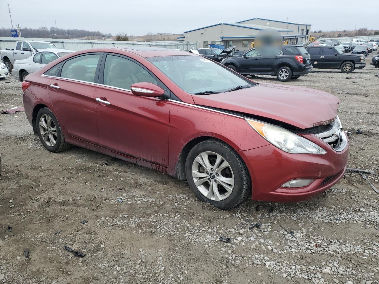 2013 Hyundai Sonata VIN 5NPEC4AC2DH549933 Copart auction photo, front end damage thumbnail 4