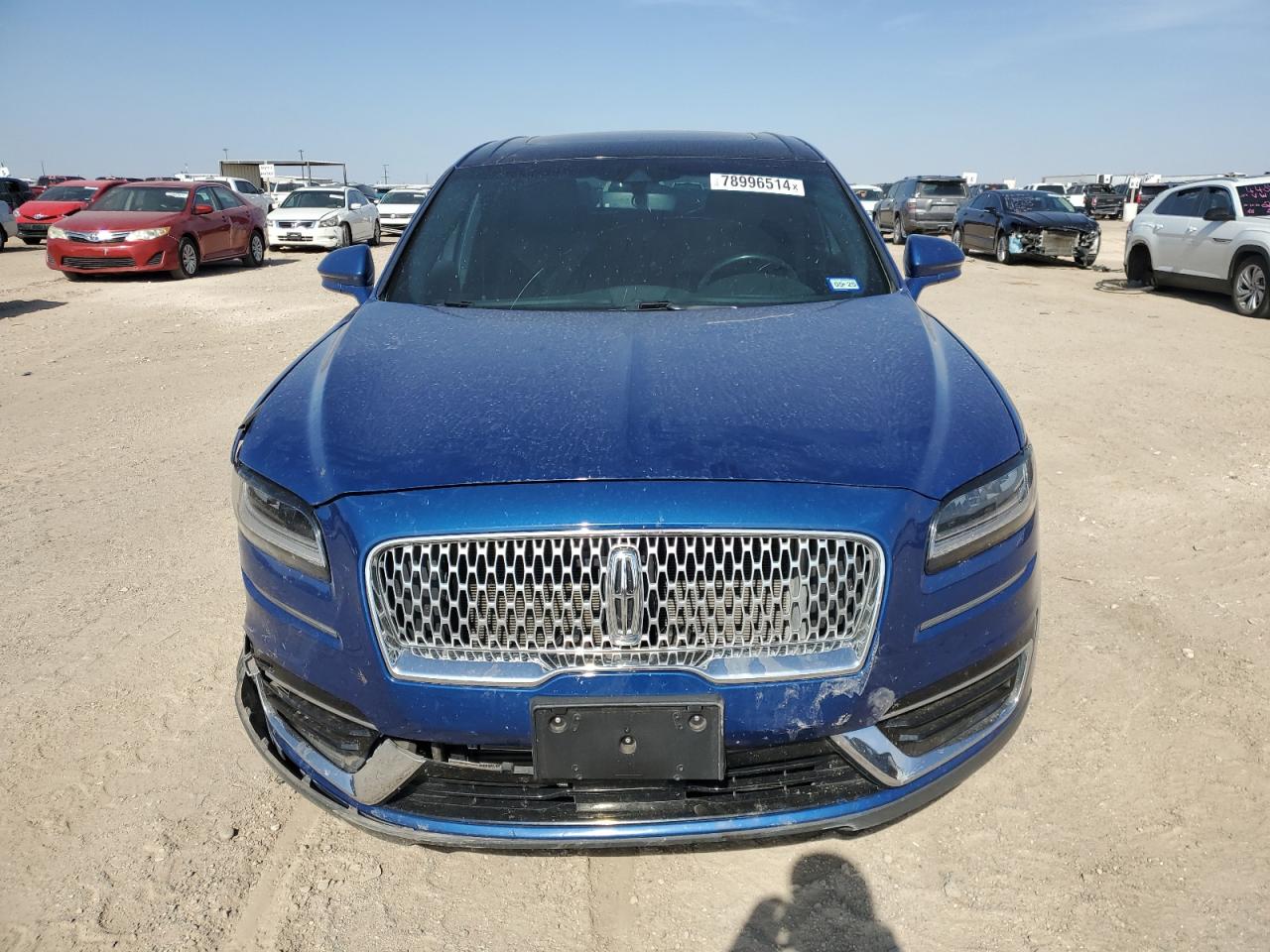 2020 Lincoln Nautilus VIN 2LMPJ6K99LBL14159 Copart auction photo, front end / minor dent/scratches damage thumbnail 5