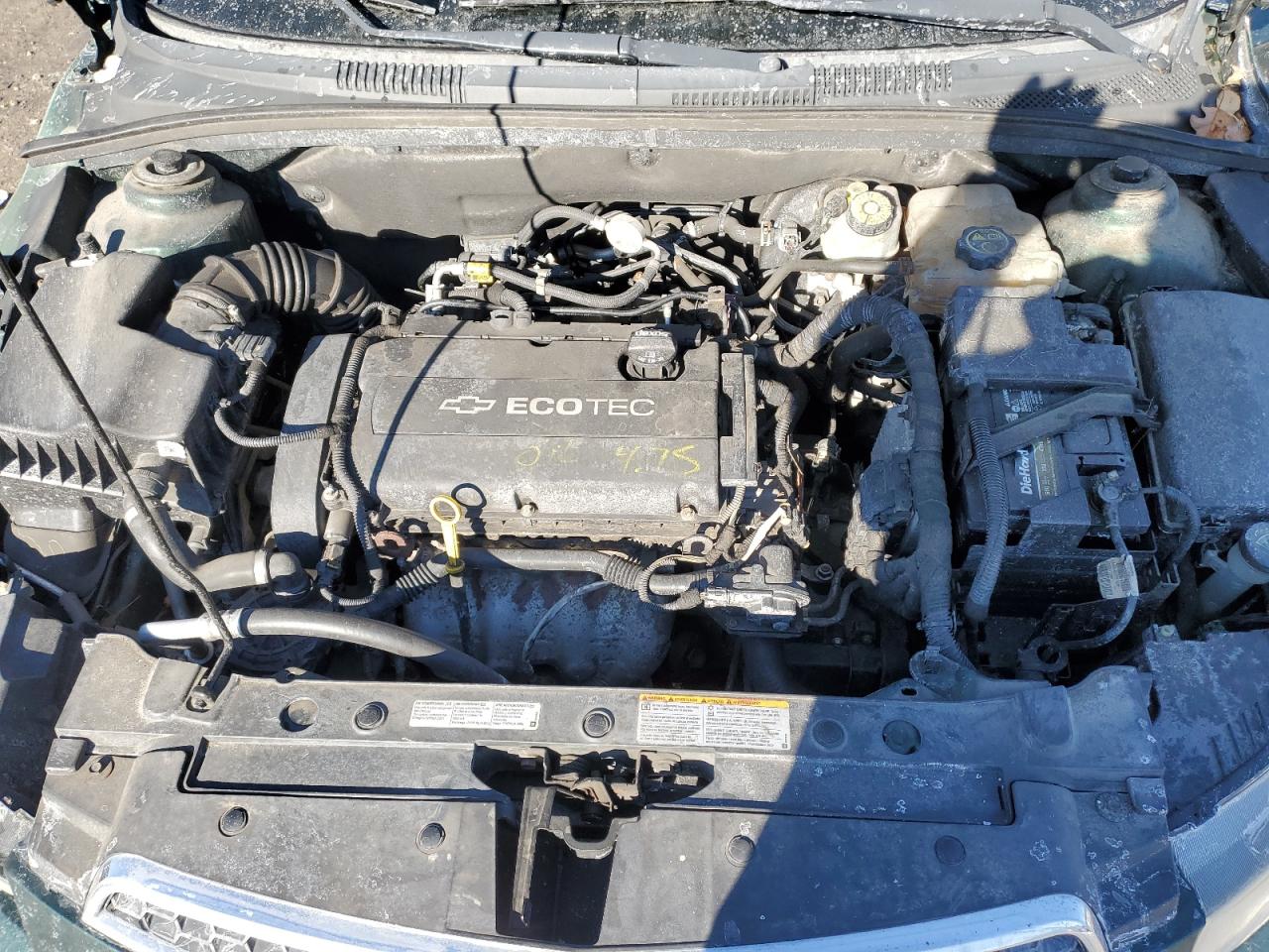 2014 Chevrolet Cruze VIN 1G1PA5SG5E7230658 Copart auction photo, front end damage thumbnail 11