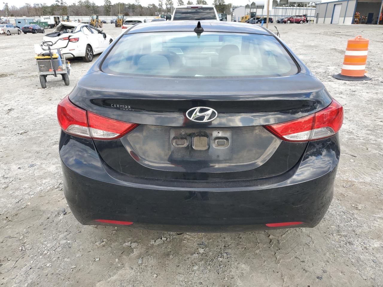 2013 Hyundai Elantra VIN 5NPDH4AE2DH204738 Copart auction photo, front end / side damage thumbnail 6